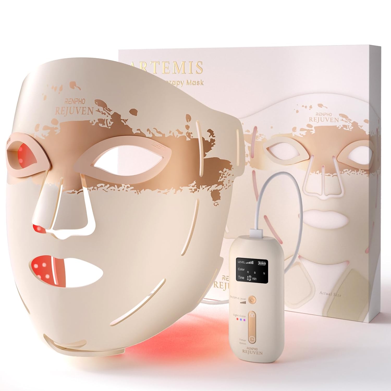 LED Red Light Therapy Facial Mask