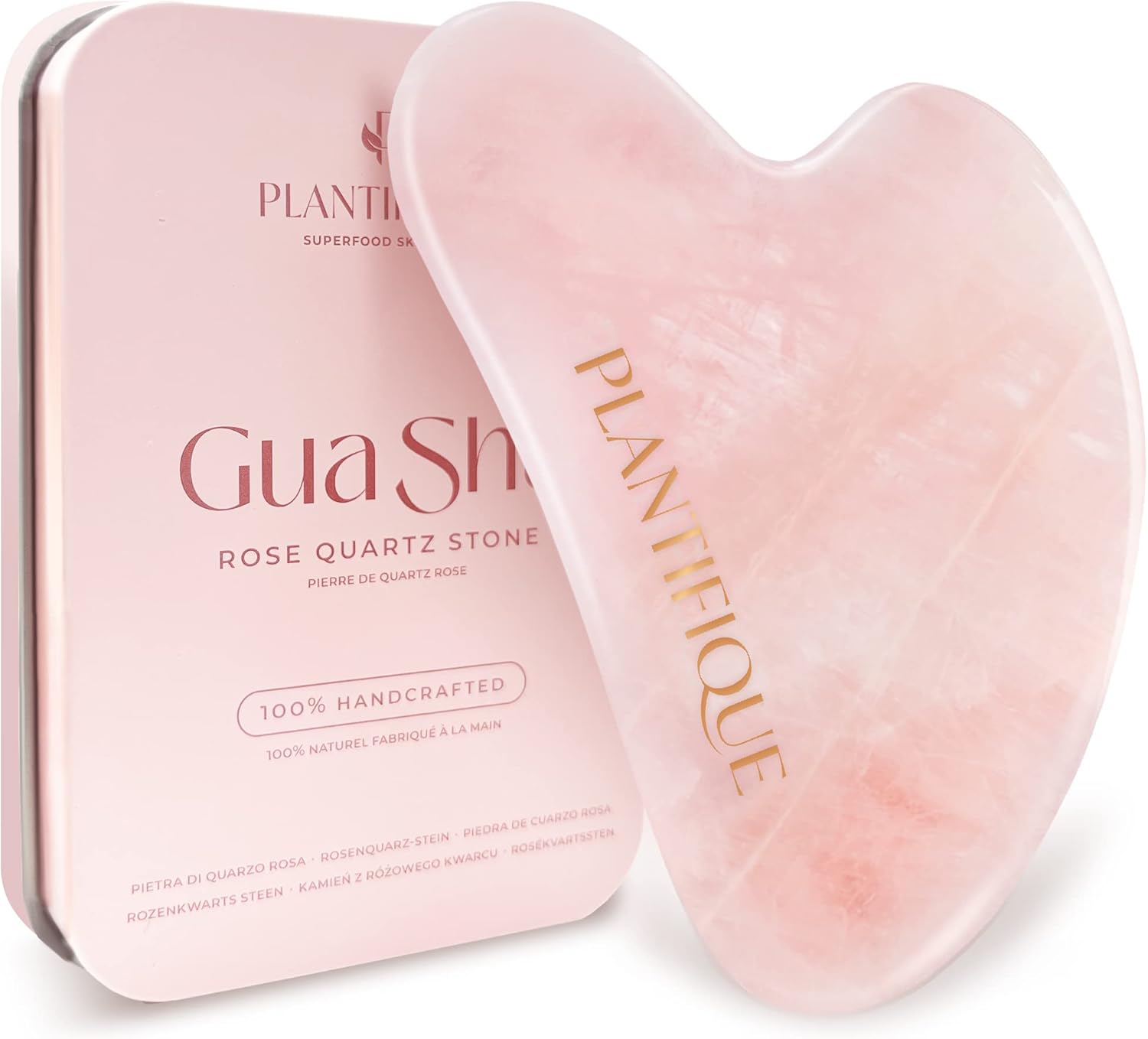 Rose Quartz Gua Sha Facial Tool
