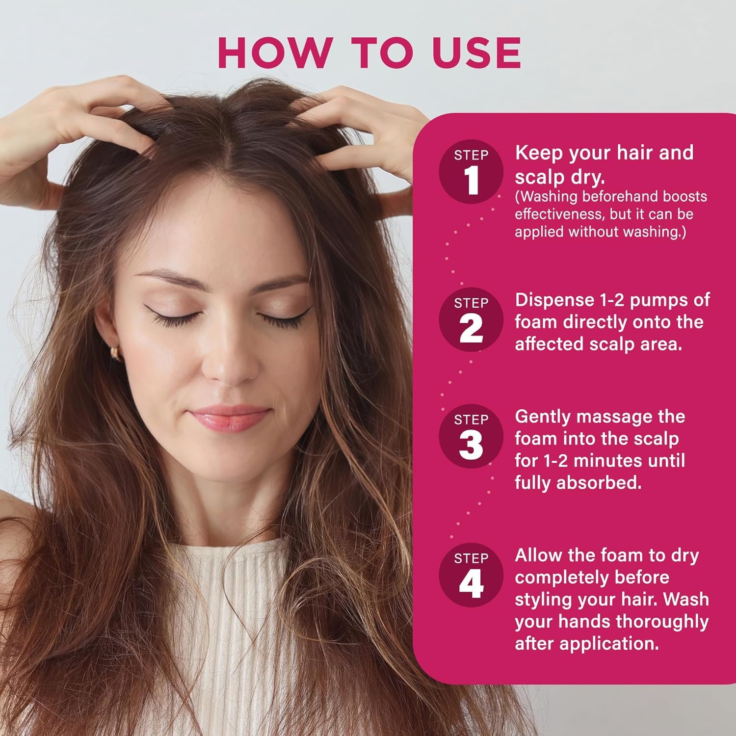 Minoxidil Hair Regrowth Foam Treatment Pack