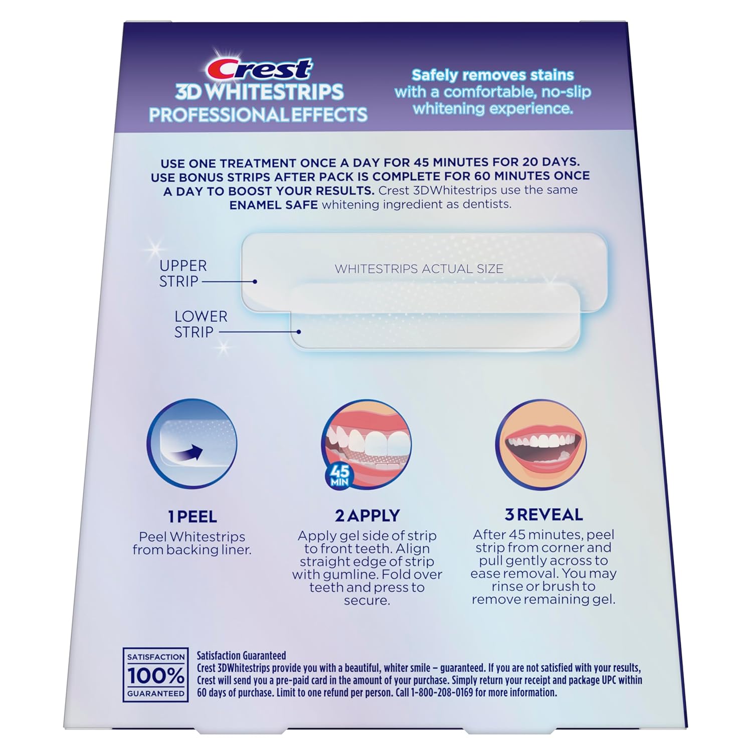 Professional Teeth Whitening Strips Treatment Kit