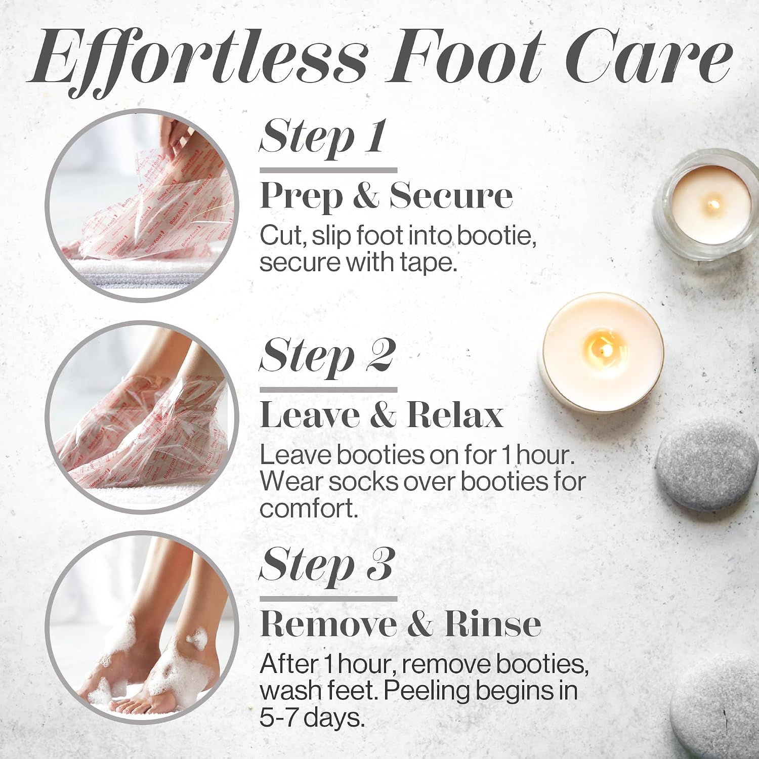 Exfoliating Foot Peel Mask Treatment Booties
