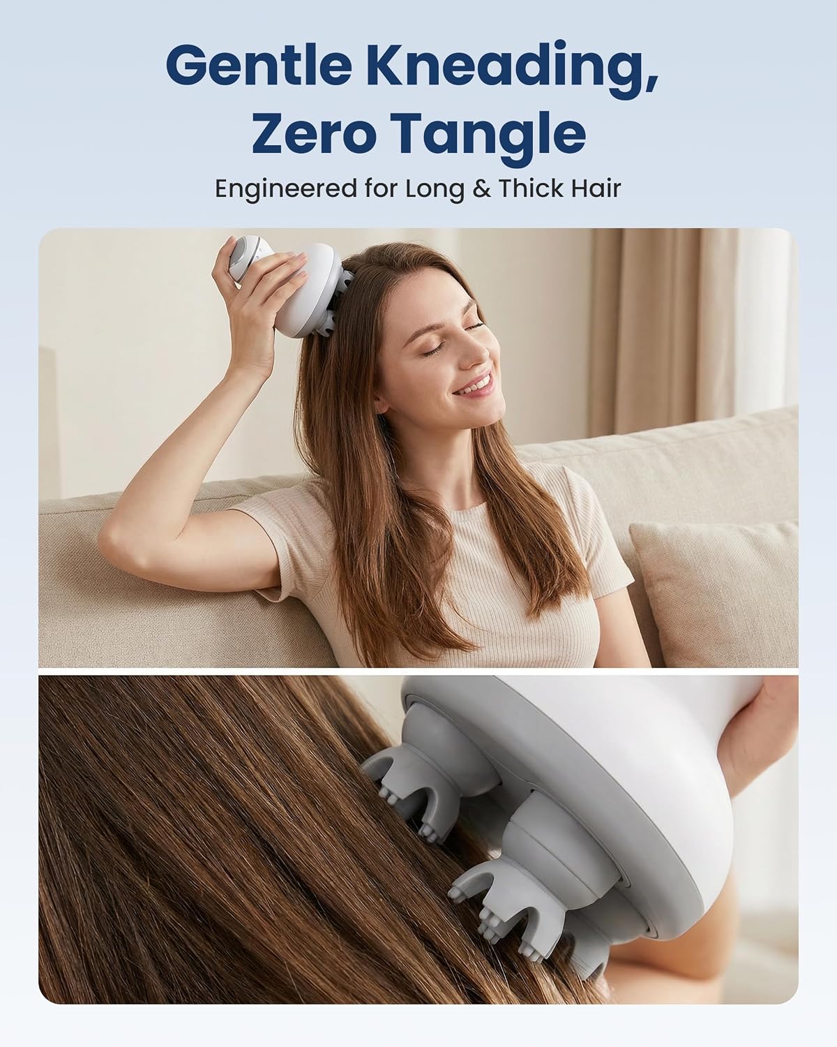 Rechargeable Electric Scalp Massager for Hair