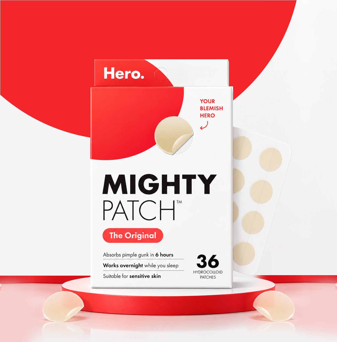 Hydrocolloid Acne Spot Treatment Patches
